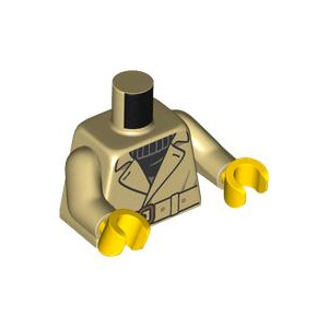 LEGO® Mini-Figurine Torse Femme Veste Ceinture (AR)