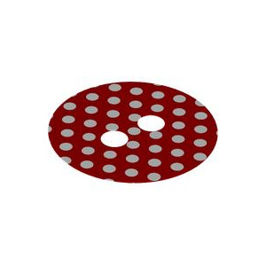 LEGO® Minifigure Skirt Cloth Round with White Polka