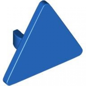 LEGO® Road Sign 2x2 Triangle with Open O Clip