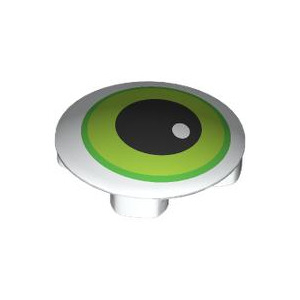 LEGO® Ronde 2x2 Imprimée Oeil - Yeux
