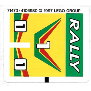 LEGO® Autocollant - Stickers Set 6550