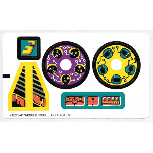 LEGO® Sticker Sheet for Set 8233