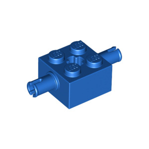 LEGO® Brick Modified 2x2 with Pins and Axle Hole