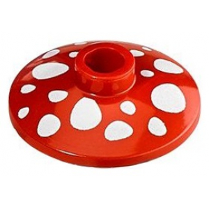 LEGO® Plate Ronde 2x2 Imprimée Champignon