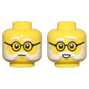 LEGO® Mini-Figurine Tête Homme - Pere Noel (2J)