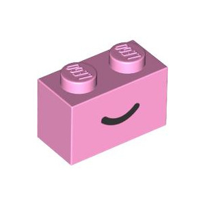 LEGO® Brique 1x2 imprimée Sourire