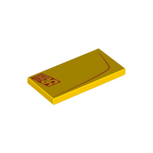 LEGO® Tile 2x4 with Curved Line Team 95