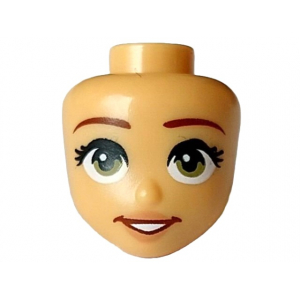 LEGO® Mini-Figurine Tête Friends Yeux Verts (V)