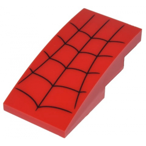 LEGO® Tuile 4x2 Imprimée Toile Araignée Spider-Man