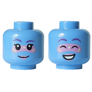 LEGO® Mini-Figurine Tête Deux Expressions Sourires (3M)