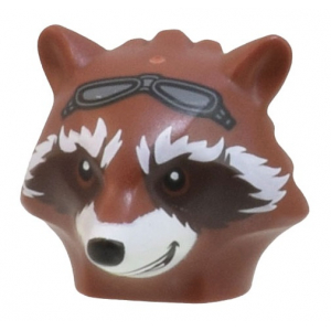 LEGO® Mini-Figurine Tête de Raton Laveur (8Q)