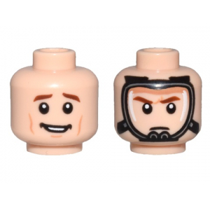 LEGO® Mini-Figurine Tête Homme Masque Oxygene (4K)