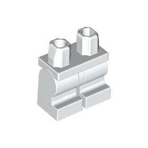 LEGO® Mini-Figurine - Jambes Courtes Flexibles Unis (BW)