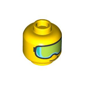 LEGO® Mini-Figurine Tête Lunette Masque Ski (3M)