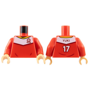 LEGO® Mini-Figurine Torse Maillot N°17 - (3S)