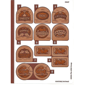 LEGO® Sticker Sheet for Set 43242