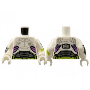 LEGO® Accessoire Mini-Figurine Torse Espace (4D)