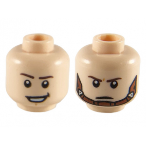 LEGO® Mini-Figurine Tête 2 Expressions (1D)