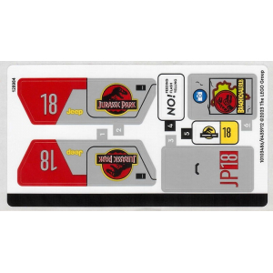 LEGO® Sticker Sheet for Set 76960