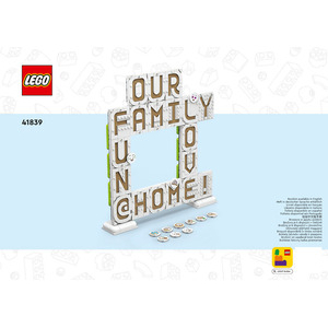 LEGO® Notice Papier Set Message 41839