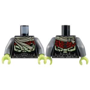 LEGO® Mini-Figurine Torse Halloween Bandage (2S)