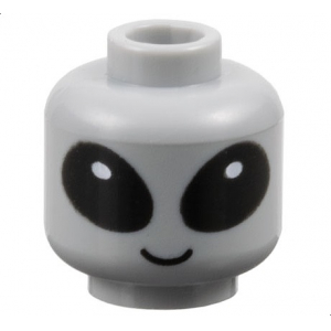 LEGO® Mini-Figurine Tête Alien - Créature - Halloween (4T)