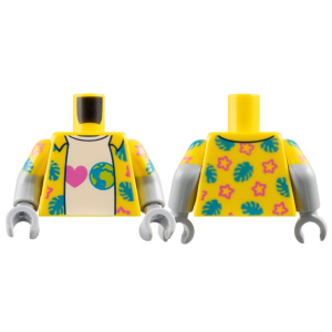 LEGO® Mini-Figurine Torse Chemise Ouverte (AK)