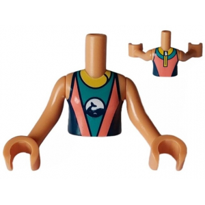 LEGO® Mini-Figurine Torse Friends Maillot De Bain (O)