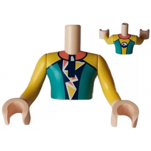 LEGO® Torso Mini Doll Man Dark Turquoise