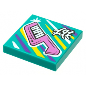 LEGO® Tile 2x2 With Keytar