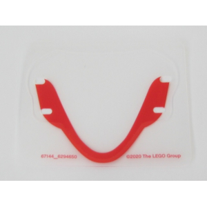 LEGO® Plastic Windscreen With Red Border DUCATI