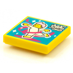 LEGO® Tile 2x2 Gymnast