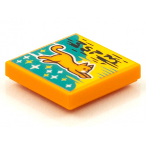 LEGO® Tile 2x2 Cat