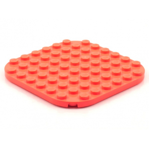 LEGO® Plate 8x8 Angles Arrondis