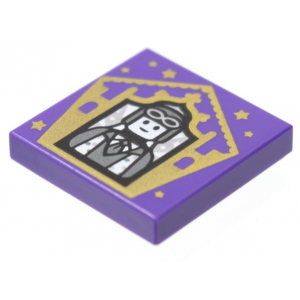 LEGO® Tile 2x2 with Chocolate Frog Card Jocunda Sykes