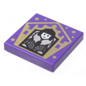 LEGO® Tile 2x2 with Chocolate Frog Card Olympe Maxime