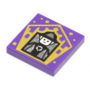 LEGO® Tile 2x2 with Chocolate Frog Card Minerva McGonagall