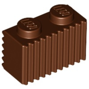 LEGO® Brick Modified 1x2 with Grille - Fluted