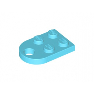 LEGO® Plate 2x3 - Arrondie et Passage Pour Connecteur