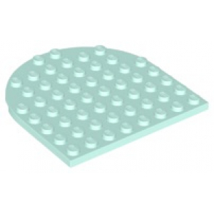 LEGO® Plate 8x8 Avec une Extremité Arrondie