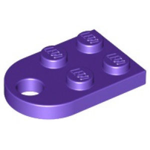 LEGO® Plate 2x3 - Arrondie et Passage Pour Connecteur