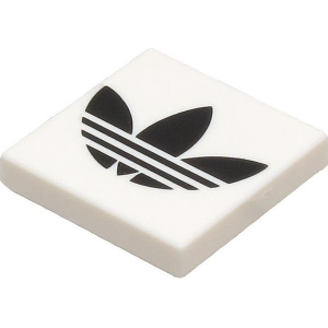 LEGO® Plate Lisse 2x2 Logo ADIDAS