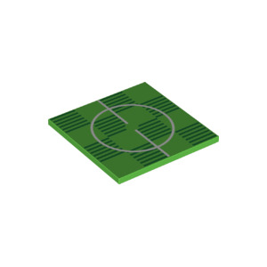 LEGO® Tile 6x6 With Bottom Tubes With Soccer