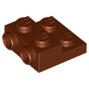 LEGO® Plate 2x2x2/3 - 4 Tenons et 2 Creux sur un Côté