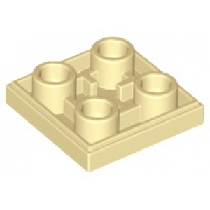 LEGO® Plate Lisse 2x2 inversée Avec 4 Tenons Creux