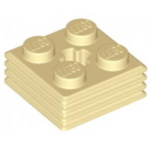 LEGO® Brique 2x2 - Effet Cannelure