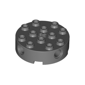 LEGO® Brick Round 4x4 With 4 Side Pin