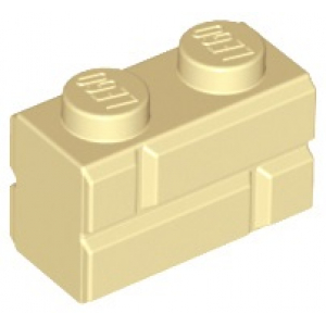 LEGO® Brick Modified 1x2 with Masonry Profile