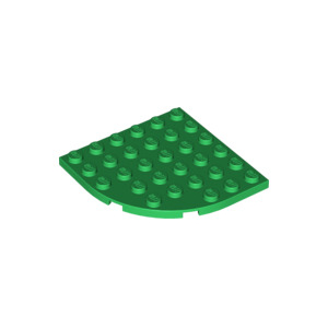 LEGO® Plate 6x6 - 1/4 de Cercle