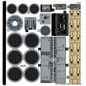 LEGO® Sticker Sheet fo Set 75257